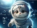Hra Jigsaw Puzzle: Astronaut-Cat