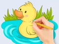 Hra Coloring Book: Baby Duck Swim
