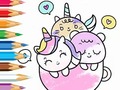 Hra Coloring Book: A Cup Of Unicorn