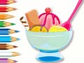 Hra Coloring Book: Ice Cream Sundae