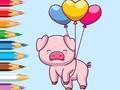 Hra Coloring Book: Balloon Pig