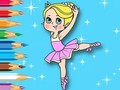 Hra Coloring Book: Ballet Girl