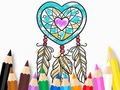 Hra Coloring Book: Heart Dreamcatcher
