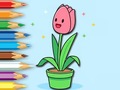 Hra Coloring Book: A Bunch Of Tulips