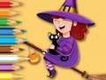 Hra Coloring Book: Trainee Witch