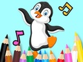 Hra Coloring Book: Dancing Penguin