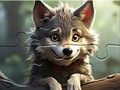 Hra Jigsaw Puzzle: Smiling Wolf