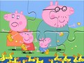 Hra Jigsaw Puzzle: Peppa Pig Feed Ducks