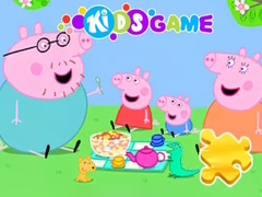 Hra Jigsaw Puzzle: Peppa Pig Family Picnic