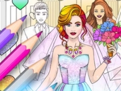 Hra Wedding Coloring Dress Up Game