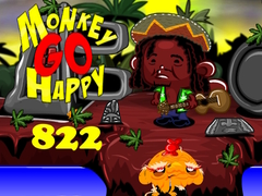 Hra Monkey Go Happy Stage 822