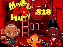 Hra Monkey Go Happy Stage 828