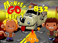 Hra Monkey Go Happy Stage 832