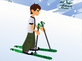 Hra Ben 10 Downhill Skiing