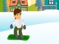 Hra Ben 10 Snowboard Jumping