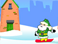 Hra Santa Snowboarding