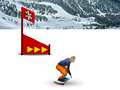 Hra Snowboard slalom