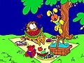 Hra Garfield online coloring