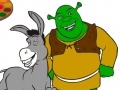 Hra Shrek coloring