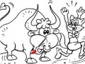 Hra Coloring: Pick Leopold bull