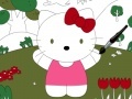 Hra Hello kitty online coloring page