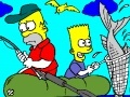 Hra Bart And Homer to Fishing