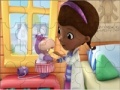 Hra Doc McStuffins. Holly at the bathroom. Puzzle