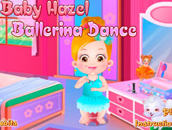 Detská Hazel tancuje ako baletka .