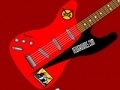Hra Red and Black Guitar