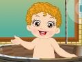 Hra Cute Little Baby Bathing