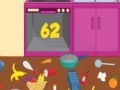 Hra Pregnant Dora cleaning kitchen