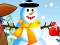 Hra Pou Girl sculpts snowman