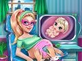 Hra Super Barbie Pregnant Check-Up