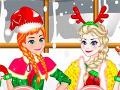 Hra Elsa And Anna Christmas Day