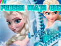 Hra Frozen Math Quiz