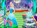 Hra Elsa Christmas Room Decoration