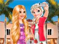 Hra Frozen And Rapunzel Fashion Selfie