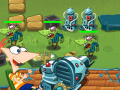 Hra Phineas and Ferb Backyard Defense