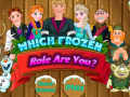 Hra Which Frozen Role Are You