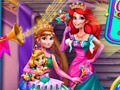 Hra Anna And Ariel Princess Ball Dress Up