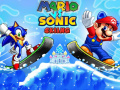 Hra Mario vs Sonic Skiing