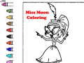 Hra Miss Moon Coloring  