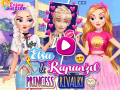 Hra Elsa and Rapunzel Princess Rivalry