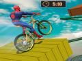 Hra Superhero BMX Space Rider
