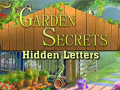 Hra Garden Secrets Hidden Letters