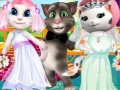 Hra White Kittens Bride Contest