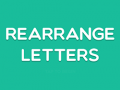 Hra Rearrange Letters