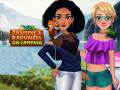 Hra Jasmine & Rapunzel on Camping