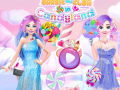 Hra Barbie and Elsa in Candyland