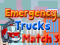 Hra Emergency Trucks Match 3